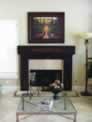 Drywall Fireplace Faux Finished to Look like Wood